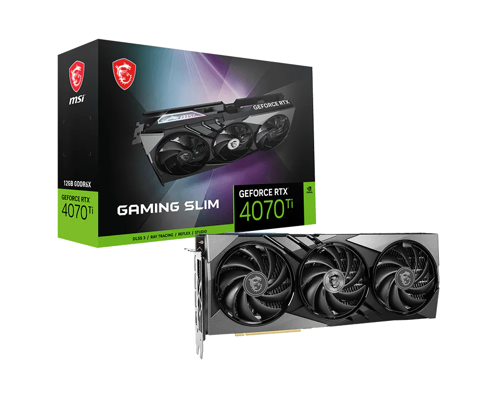 MSI GeForce RTX 4070 Ti GAMING SLIM 12G